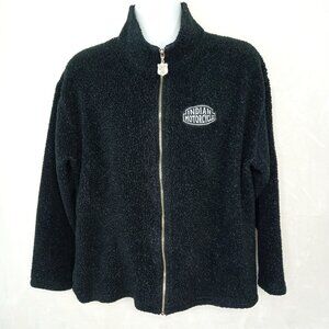 Indian Motorcycle Zip Sherpa Fleece Jacket (L)